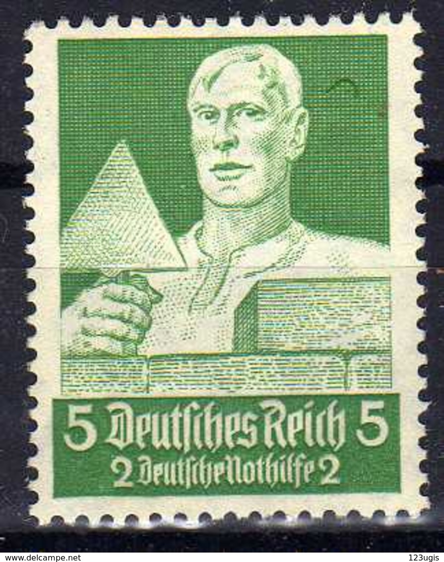 Deutsches Reich, 1934, Mi 558 *, Berufsstände [231218StkKV] - Unused Stamps