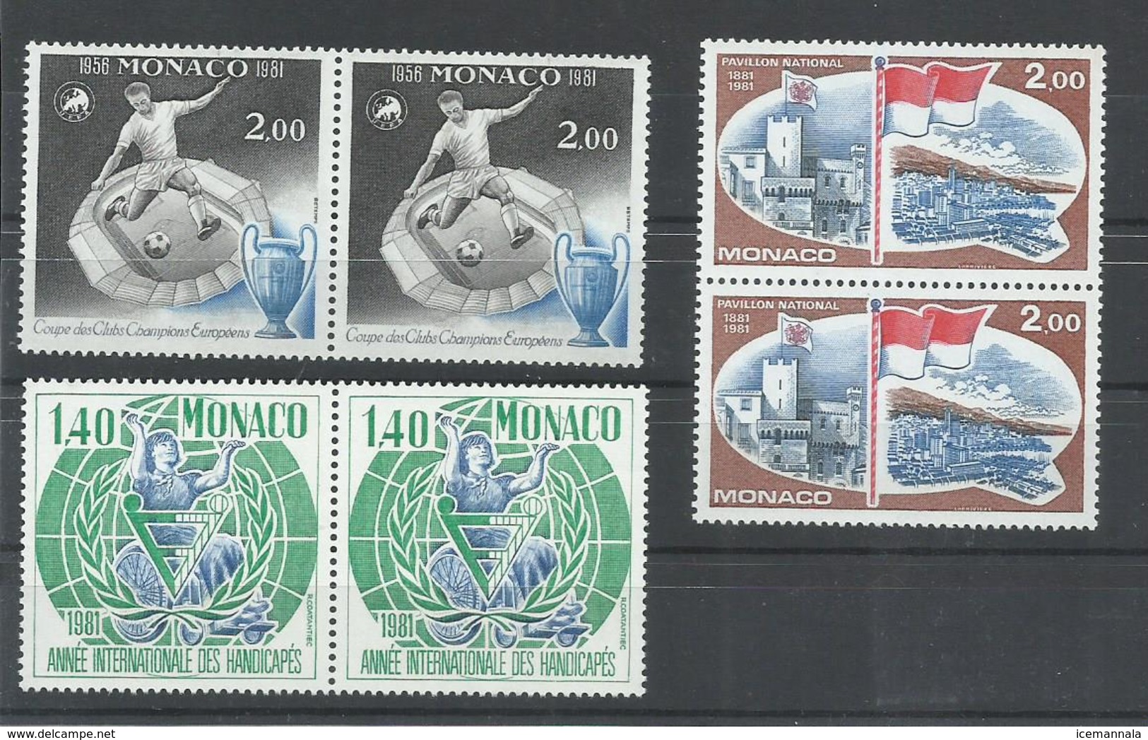 MONACO  YVERT 1275/77 (PAREJA)   MNH  ** - Nuevos