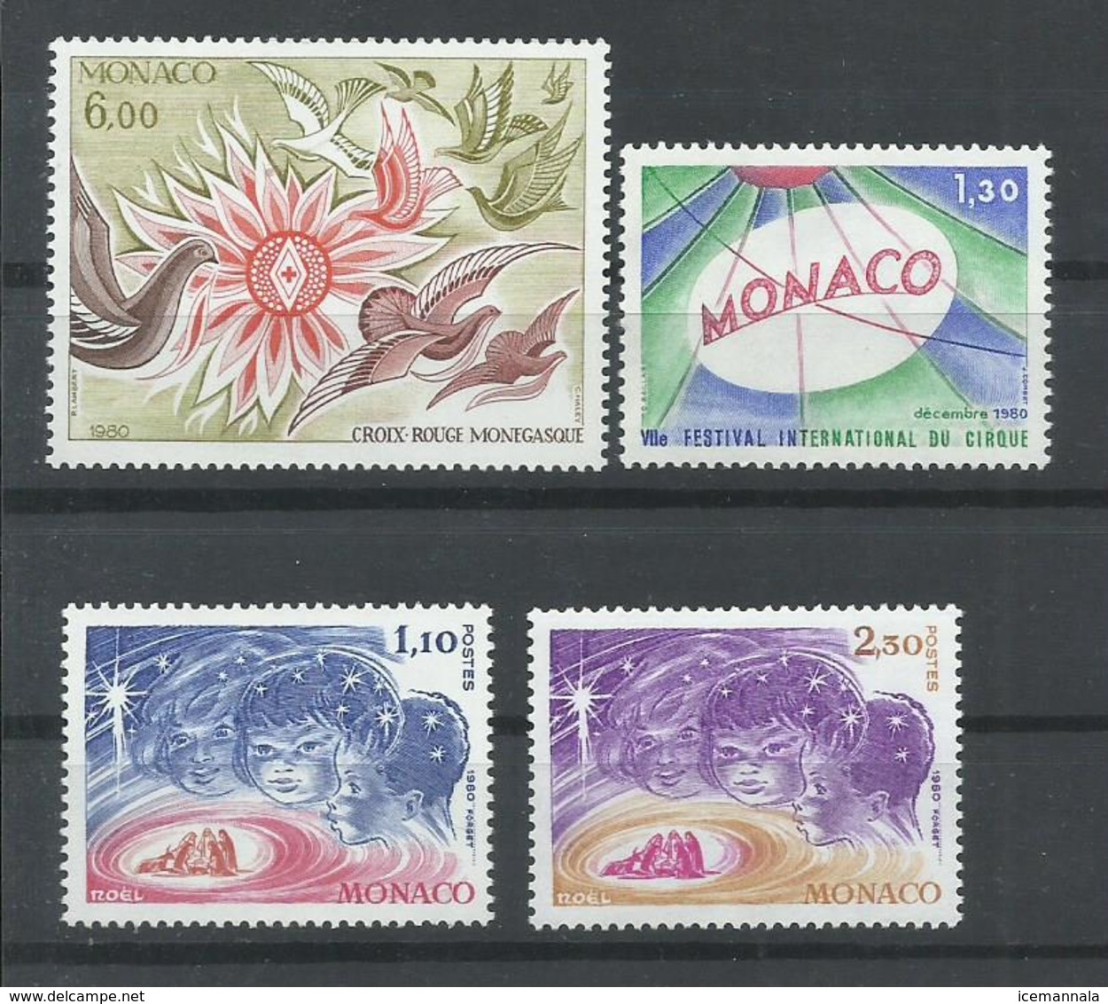 MONACO  YVERT 1247/50   MNH  ** - Nuevos