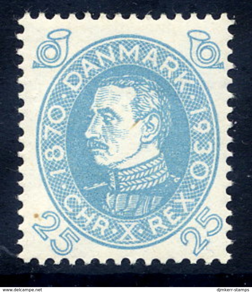 DENMARK 1930 Birthday Of King Christian X 25 Øre MNH / **.  Michel 191 - Ungebraucht