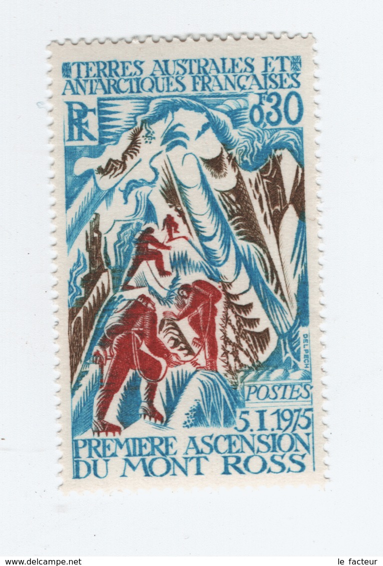 VP9L6 TAAF FSAT Antarctic Neufs°° Mnh Sport Alpinisme Ascension Mt Ross N°61 1976 - Neufs