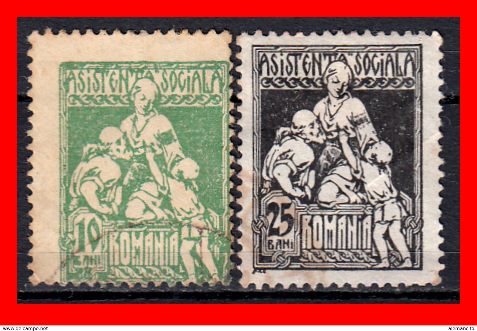 RUMANIA. SELLOS AÑO 1921-24 - Usado