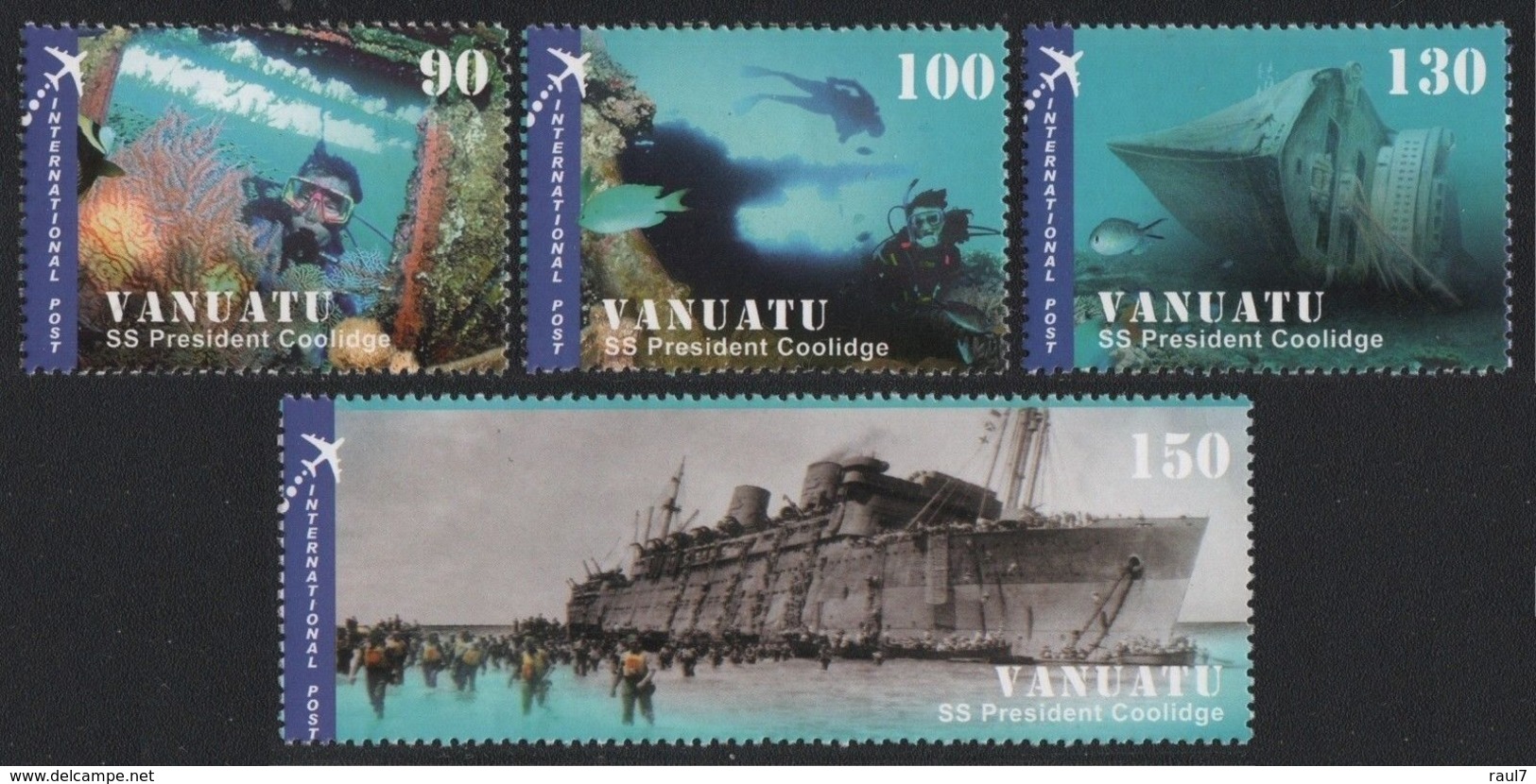 Vanuatu 2006 - Naufrage Du Bateau SS Président Coolidge - 4 Val Neufs // Mnh - Vanuatu (1980-...)