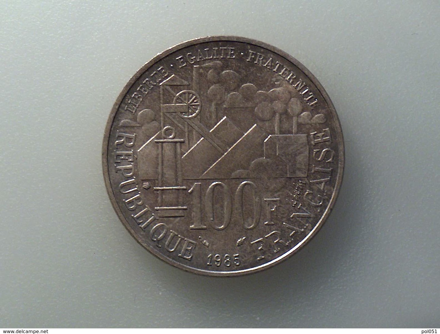 FRANCE 100 Francs 1985 Emile Zola - Silver, Argent - Autres & Non Classés