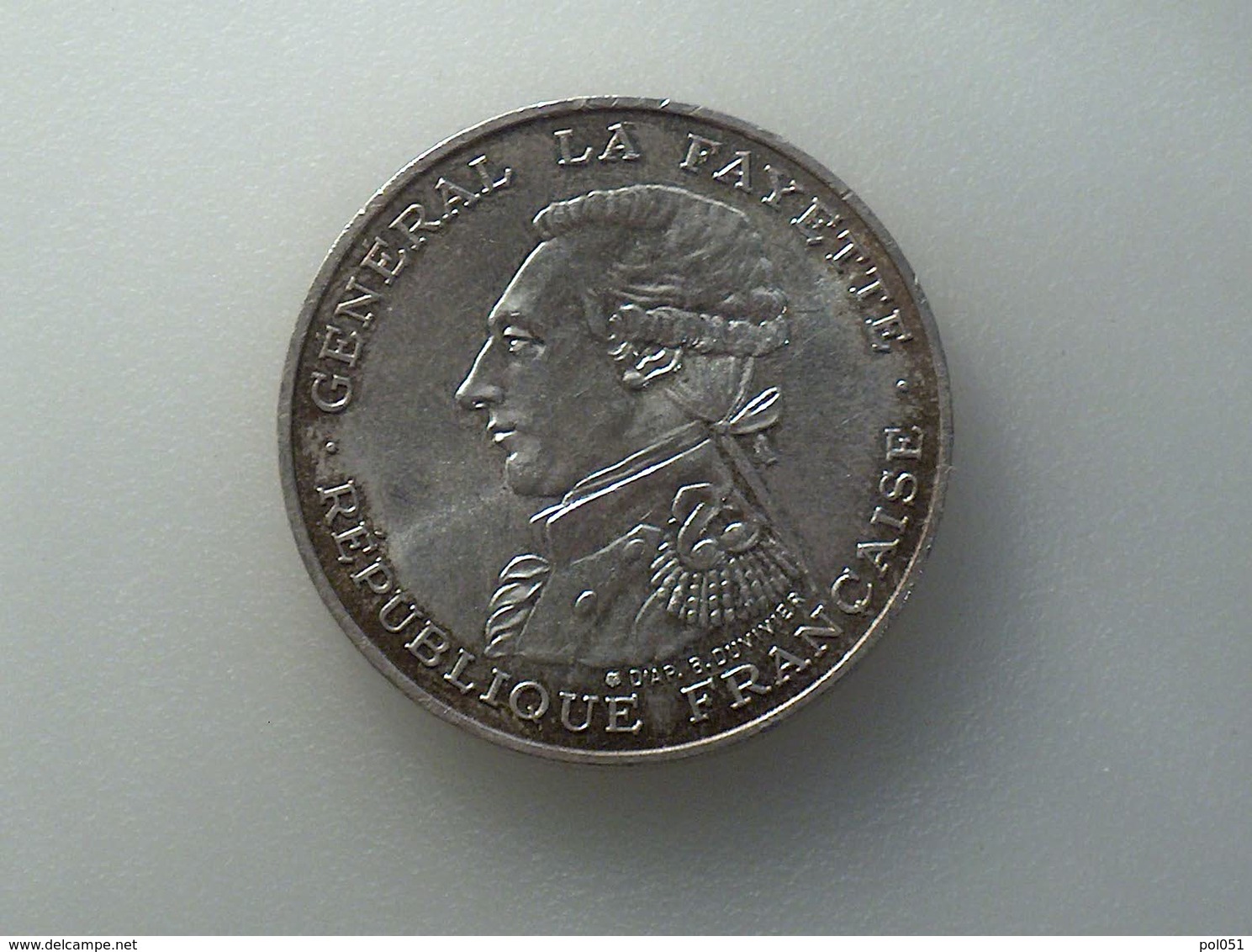 FRANCE 100 Francs 1987 Général La Fayette - Silver, Argent - Autres & Non Classés