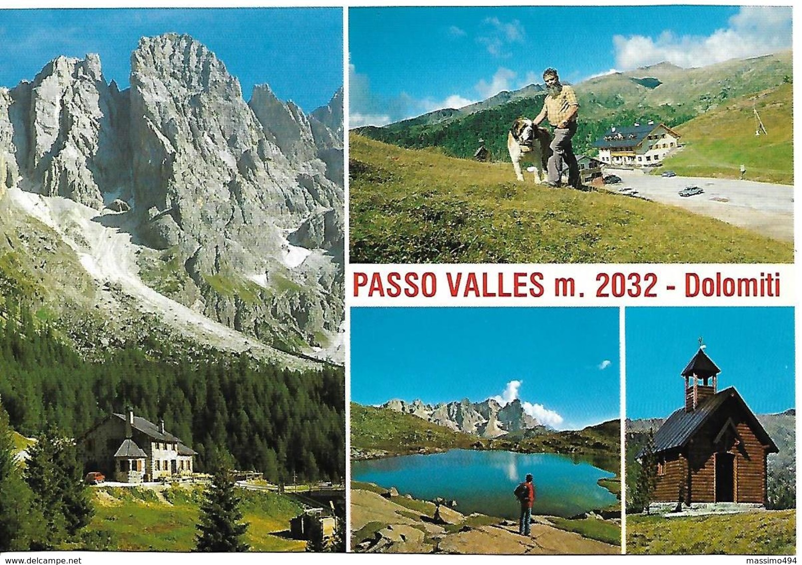 115-9G RIFUGIO CAPANNA PASSO VALLES - Altri & Non Classificati