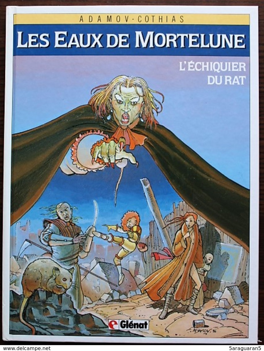 BD LES EAUX DE MORTELUNE - 1 - L'échiquier Du Rat -  Rééd. Glénat 2001 - Eaux De Mortelune, Les