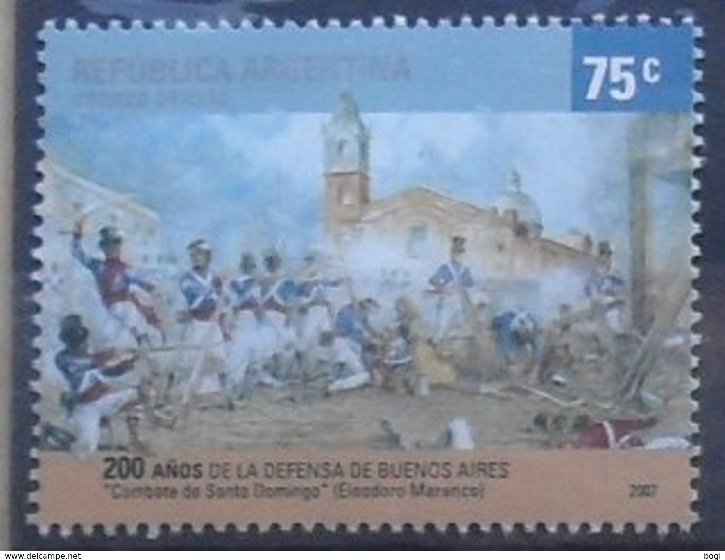 Argentinië ** MNH 2007 200 Años De La Defensa De Buenos Aires / Combate De Santo Domingo - Ungebraucht