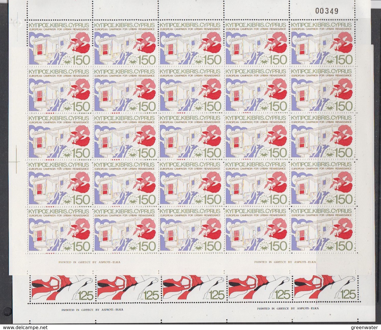 Cyprus 1981 Anniversaries And Events  5v Sheetlets  ** Mnh (F7631) - Ongebruikt