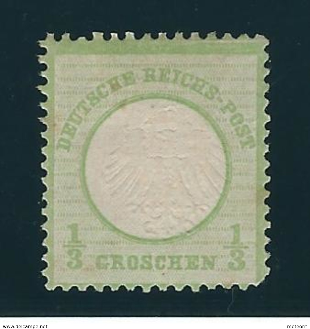 Deutsches Reich MiNr. 2 1/3 Groschen, Kleiner Brustschild, X Ungebraucht, Orig. Gummi, Siehe Scan! - Ungebraucht