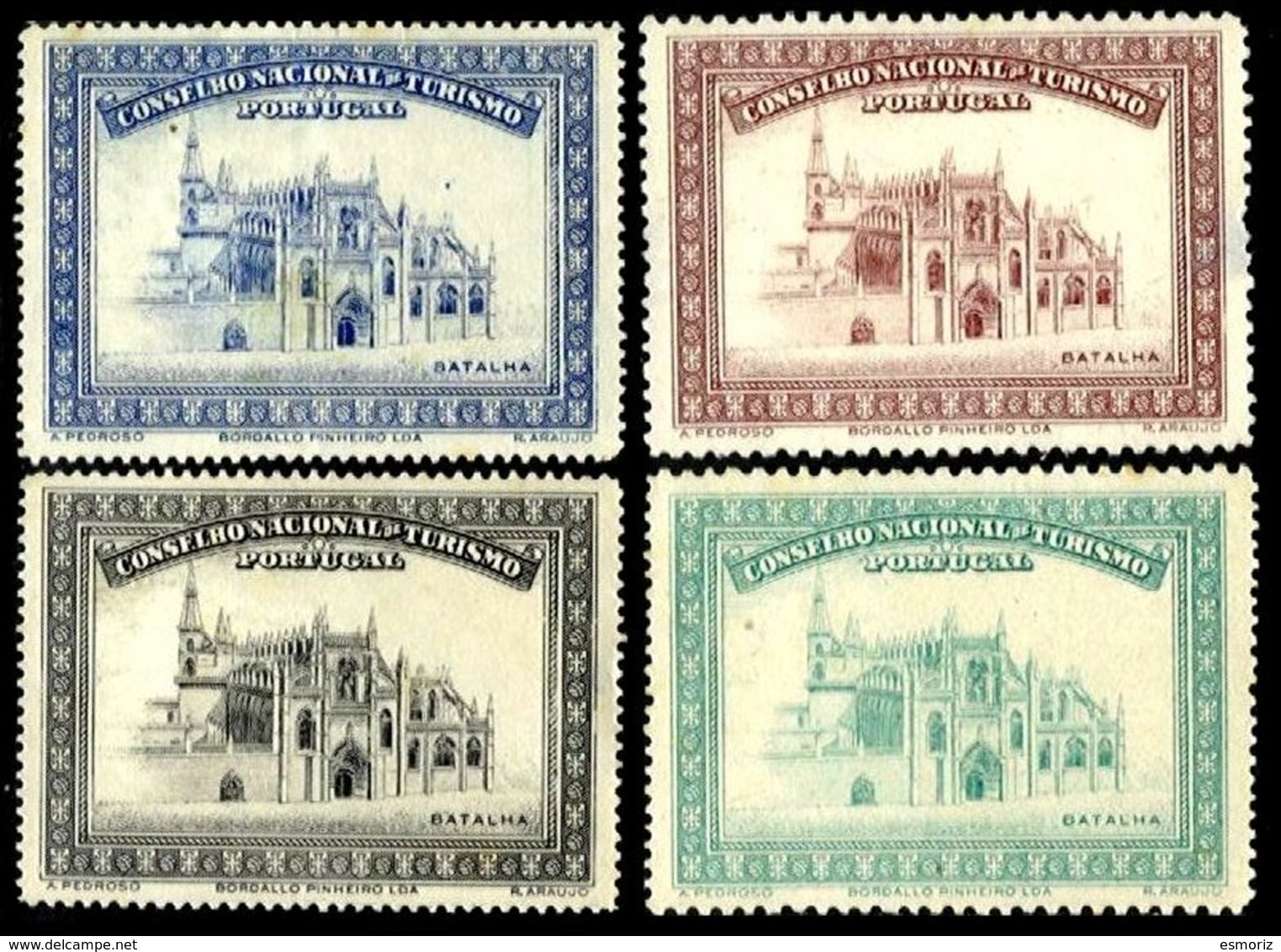 PORTUGAL, Vinhetas Tutísticas, F/VF - Neufs