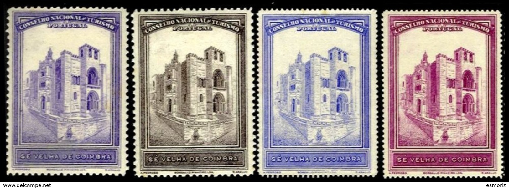 PORTUGAL, Vinhetas Tutísticas, F/VF - Neufs