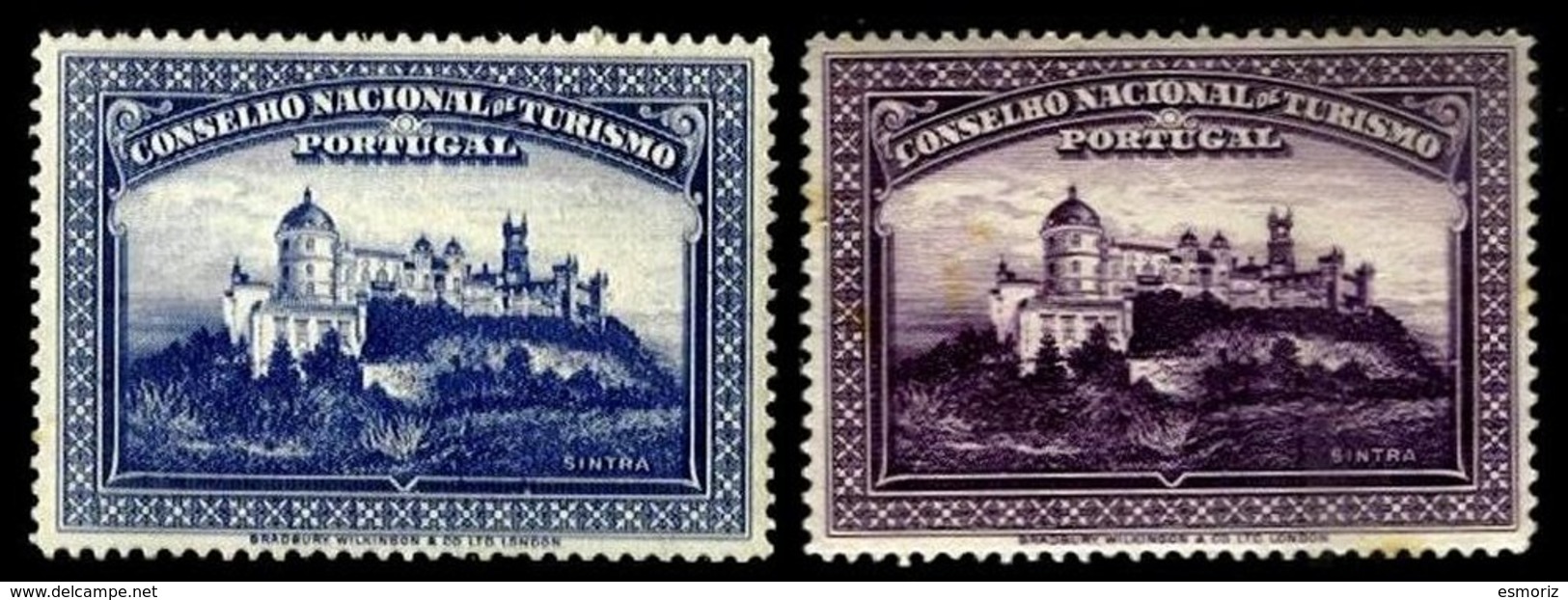 PORTUGAL, Vinhetas Tutísticas, F/VF - Ungebraucht