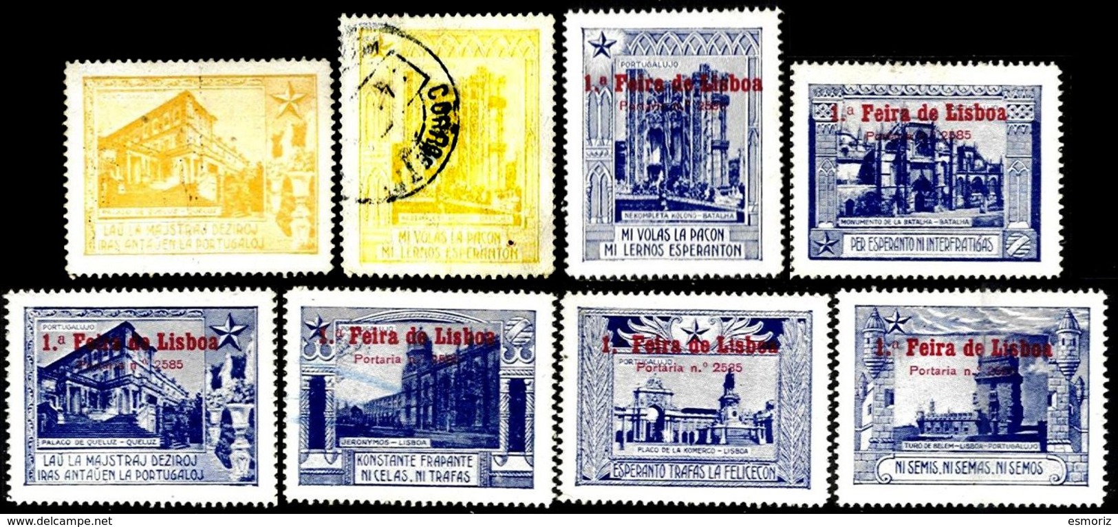 PORTUGAL, Vinhetas Tutísticas, F/VF - Neufs