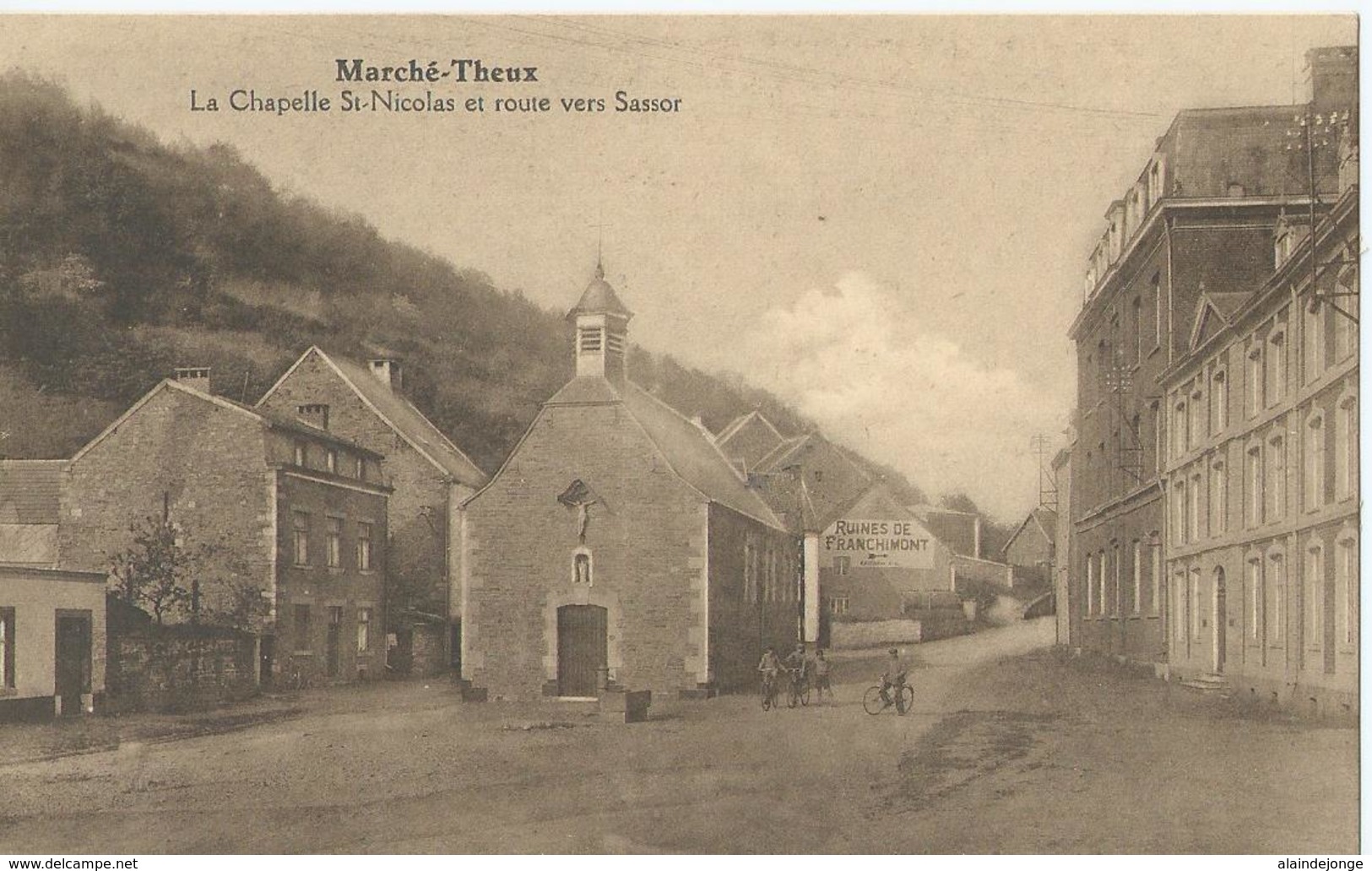 Theux - Marché-Theux - La Chapelle St. Nicolas Et Route Vers Sassor - Photo Edition Hayet-Faymonville, Lambermont - Theux