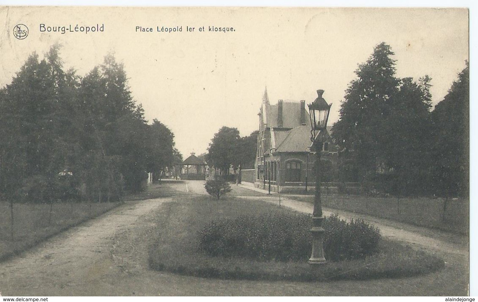 Leopoldsburg - Bourg-Léopold - Place Léopold Ier Et Kiosque - Edition Liévin Soeurs - 1913 - Leopoldsburg (Camp De Beverloo)