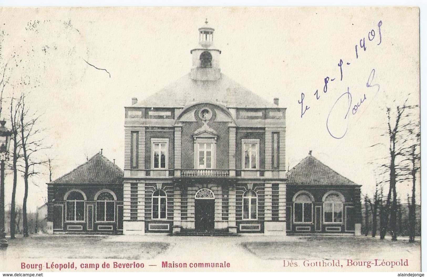 Leopoldsburg - Bourg-Léopold - Camp De Beverloo - Maison Communale - Dès. Gotthold - 1905 - Leopoldsburg (Camp De Beverloo)