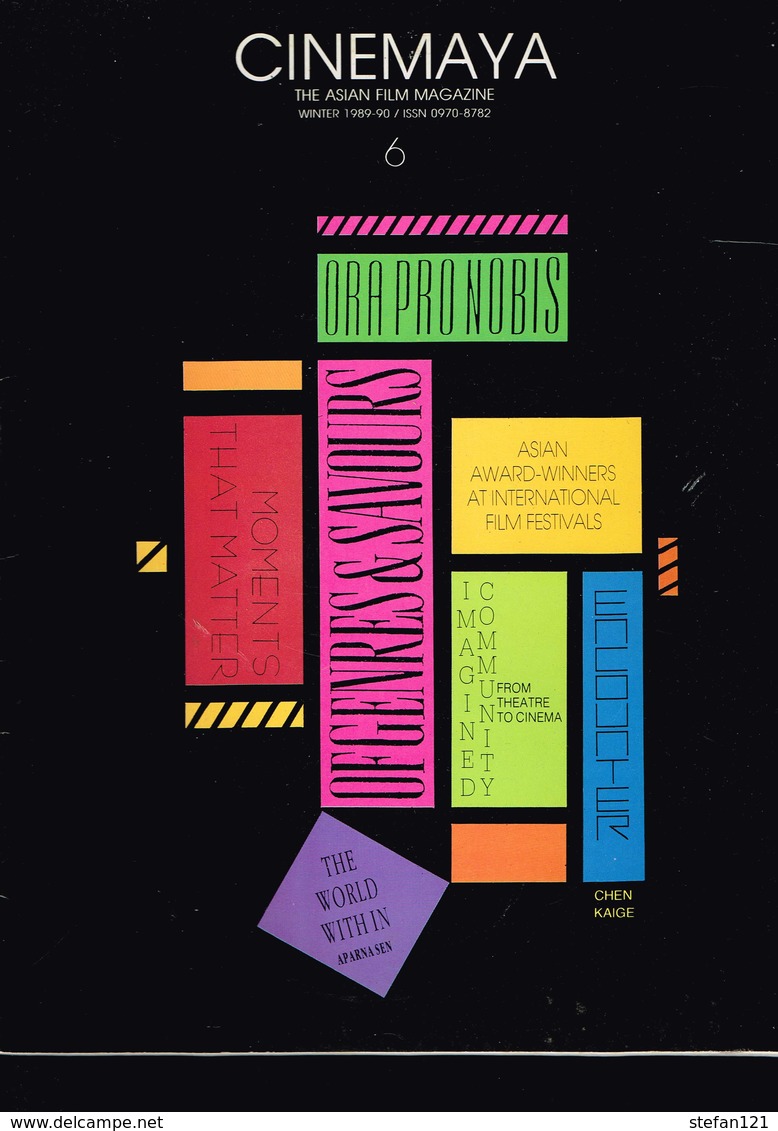 Cinemaya - The Asian Film Magazine - 1989-90 - 62 Pages 28 X 21,5 Cm - Anglais - Magazines