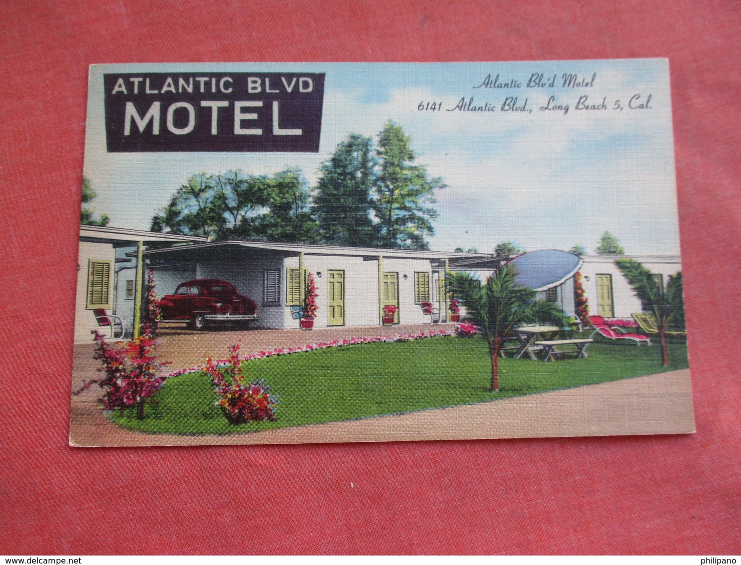 > Atlantic Blvd. Motel    Long Beach California >   Ref 3107 - Long Beach