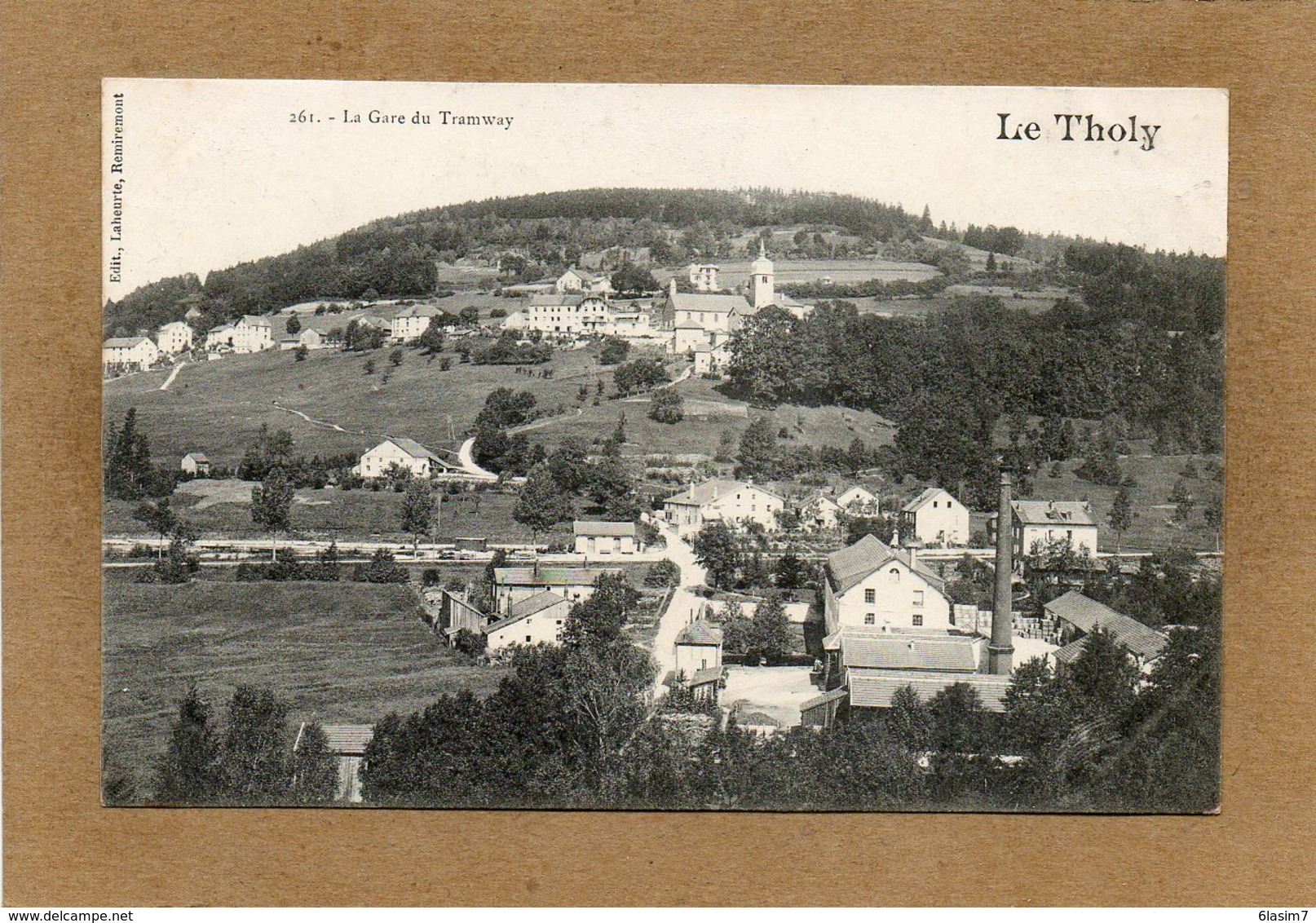 CPA - Le THOLY (88) - Aspect Du Quartier De La Gare Du Tramway En 1907 - Otros & Sin Clasificación