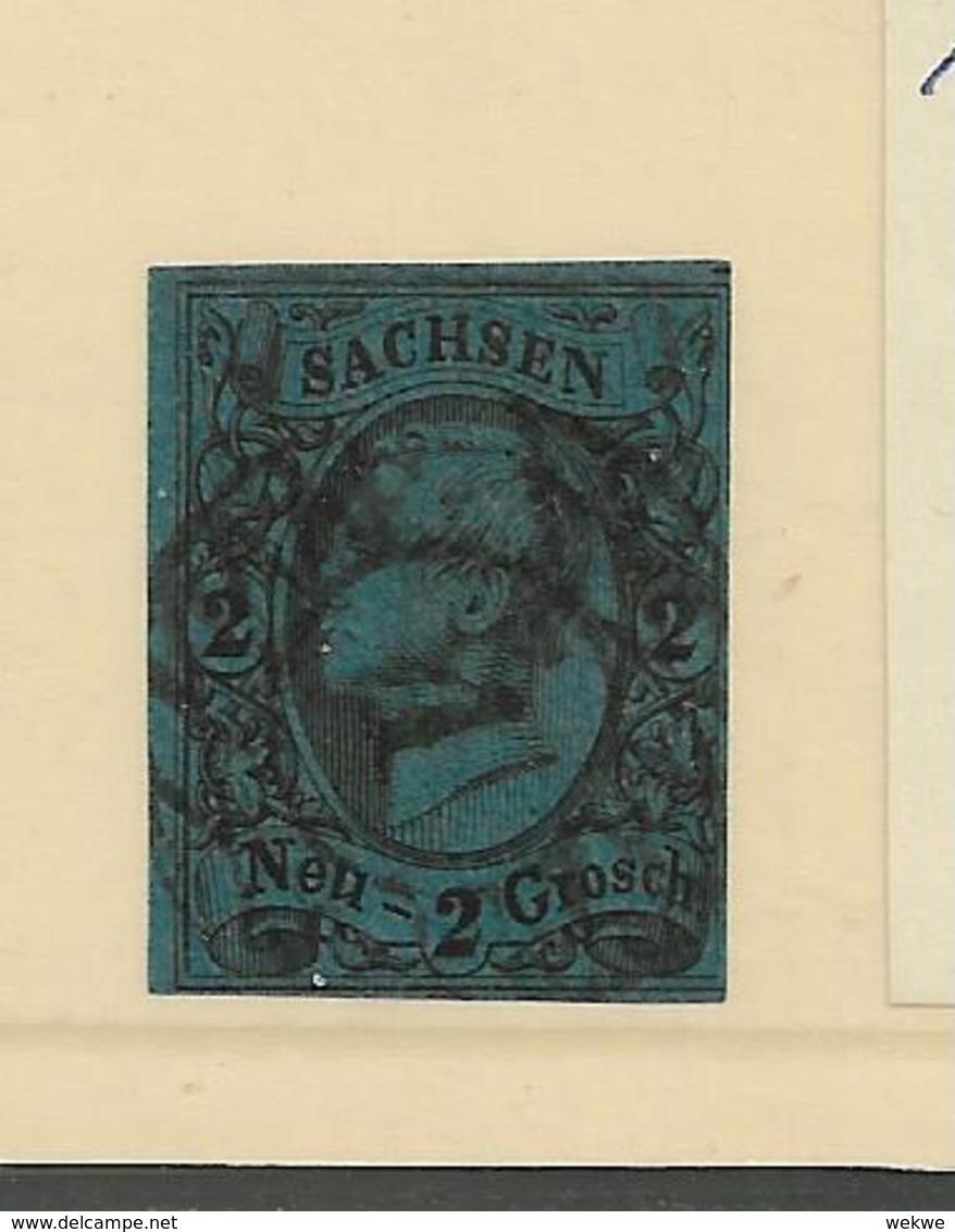 D-Sac064 / Sachsen - Mi.Nr. 10c, Stempel 1, Dresden - Sachsen