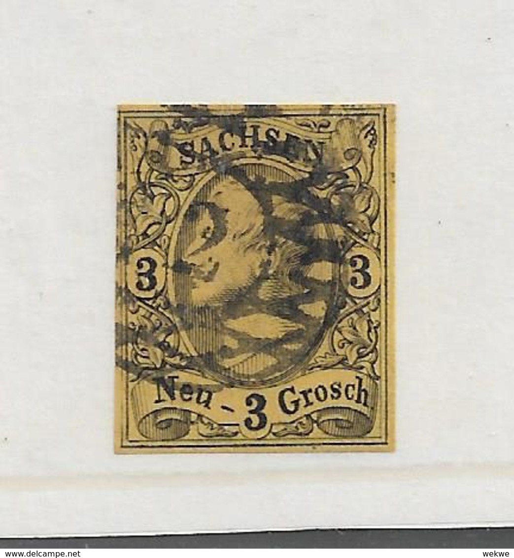 D-Sac071 / Sachsen - Mi.Nr. 11 ,  Stempel 2, Leipzig - Sachsen