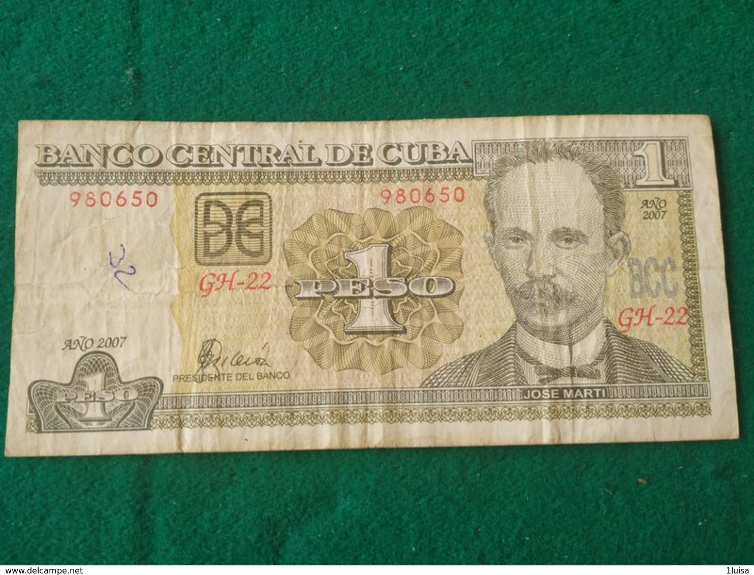 1 Peso 2007 - Cuba