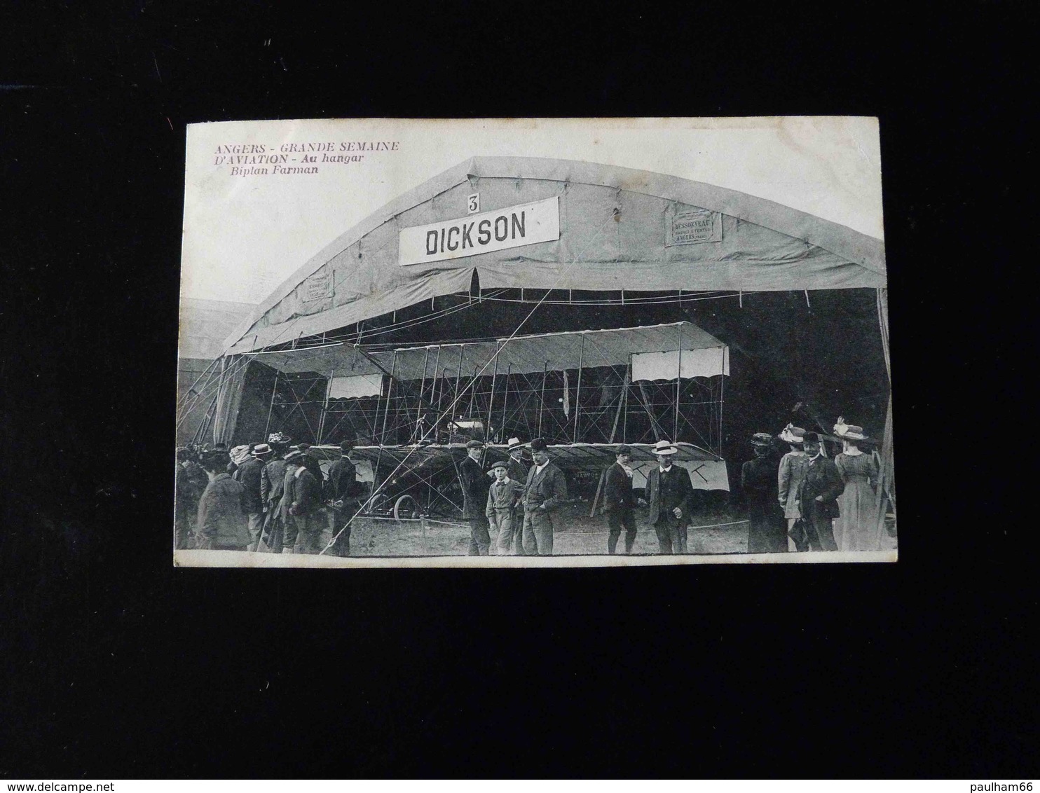 ANGERS    GRANDE SEMAINE D'AVIATION    AU HANGAR BIPLAN FARMAN - ....-1914: Précurseurs