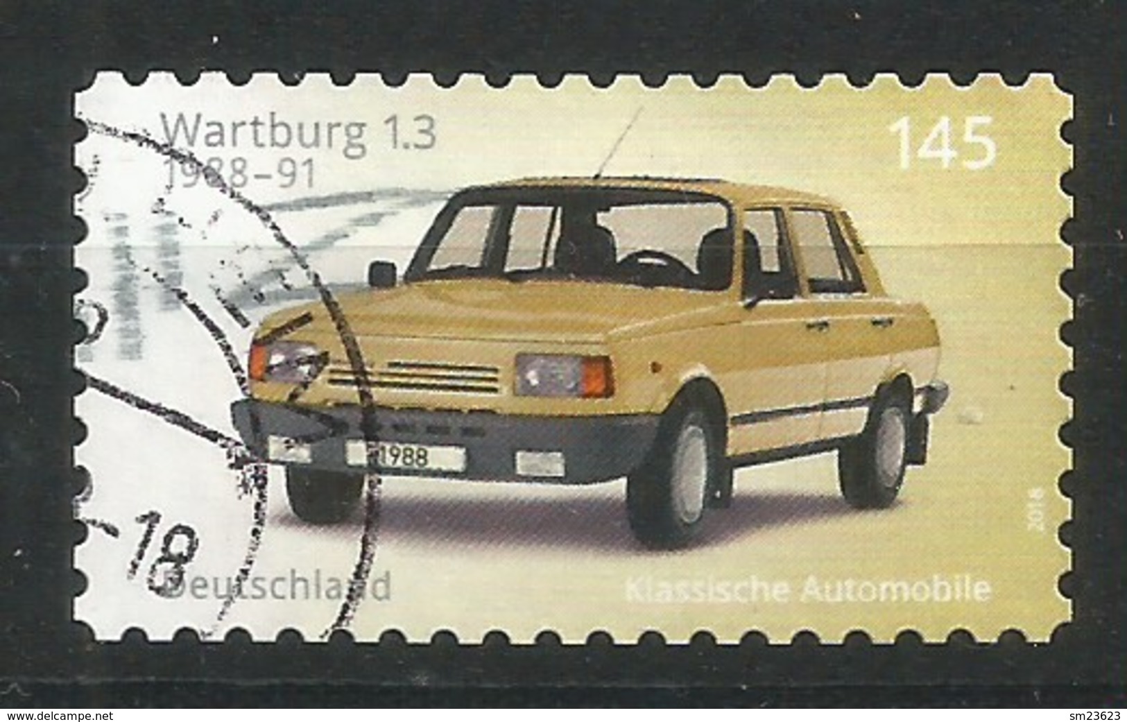 BRD 2018  Mi.Nr. 3378 , Wartburg - Selbstklebend - Gestempelt / Used / (o) - Usados