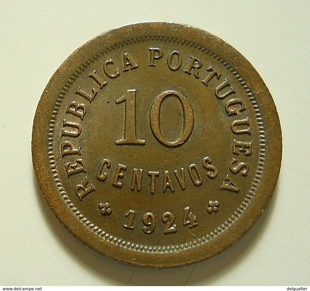 Portugal 10 Centavos 1924 - Portugal