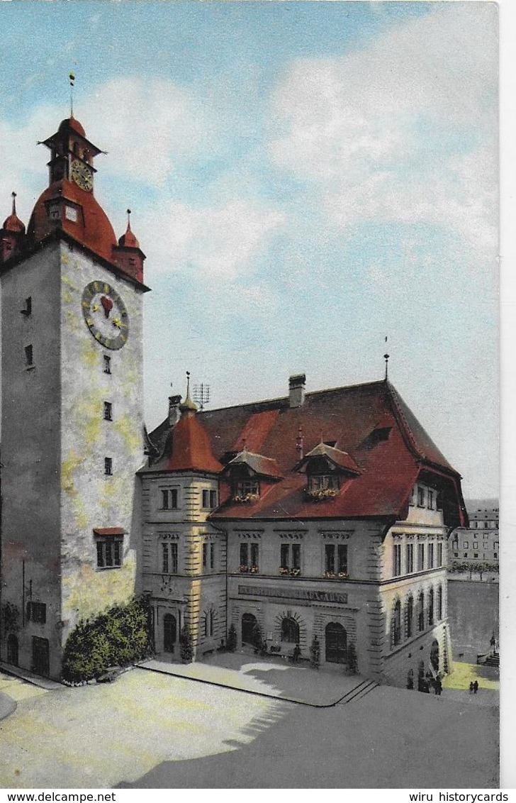 AK 0110  Alt-Luzern - Rathaus / Verlag Goetz Um 1920 - Sonstige & Ohne Zuordnung