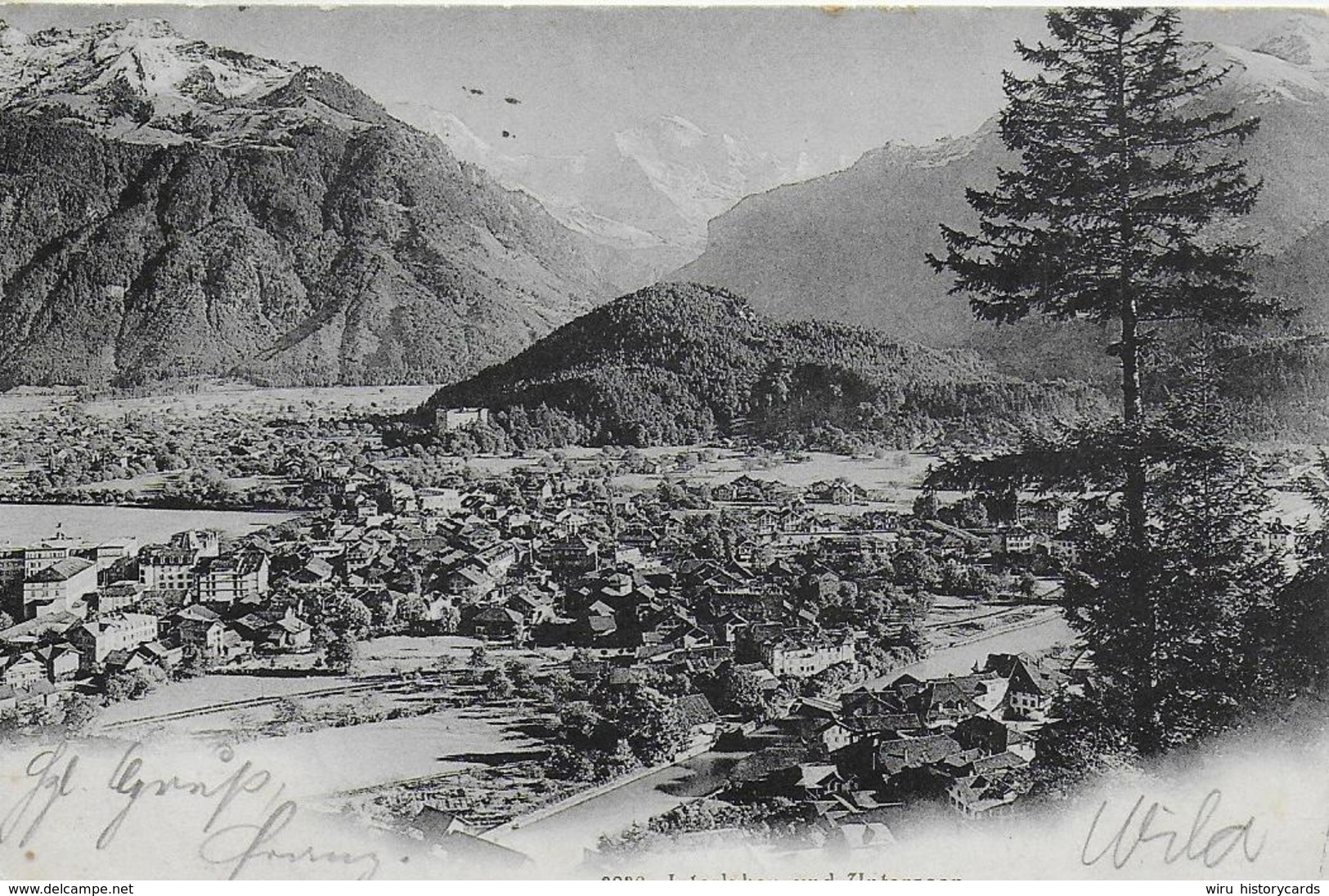 AK 0110  Interlaken Und Unterseen Um 1907 - Interlaken