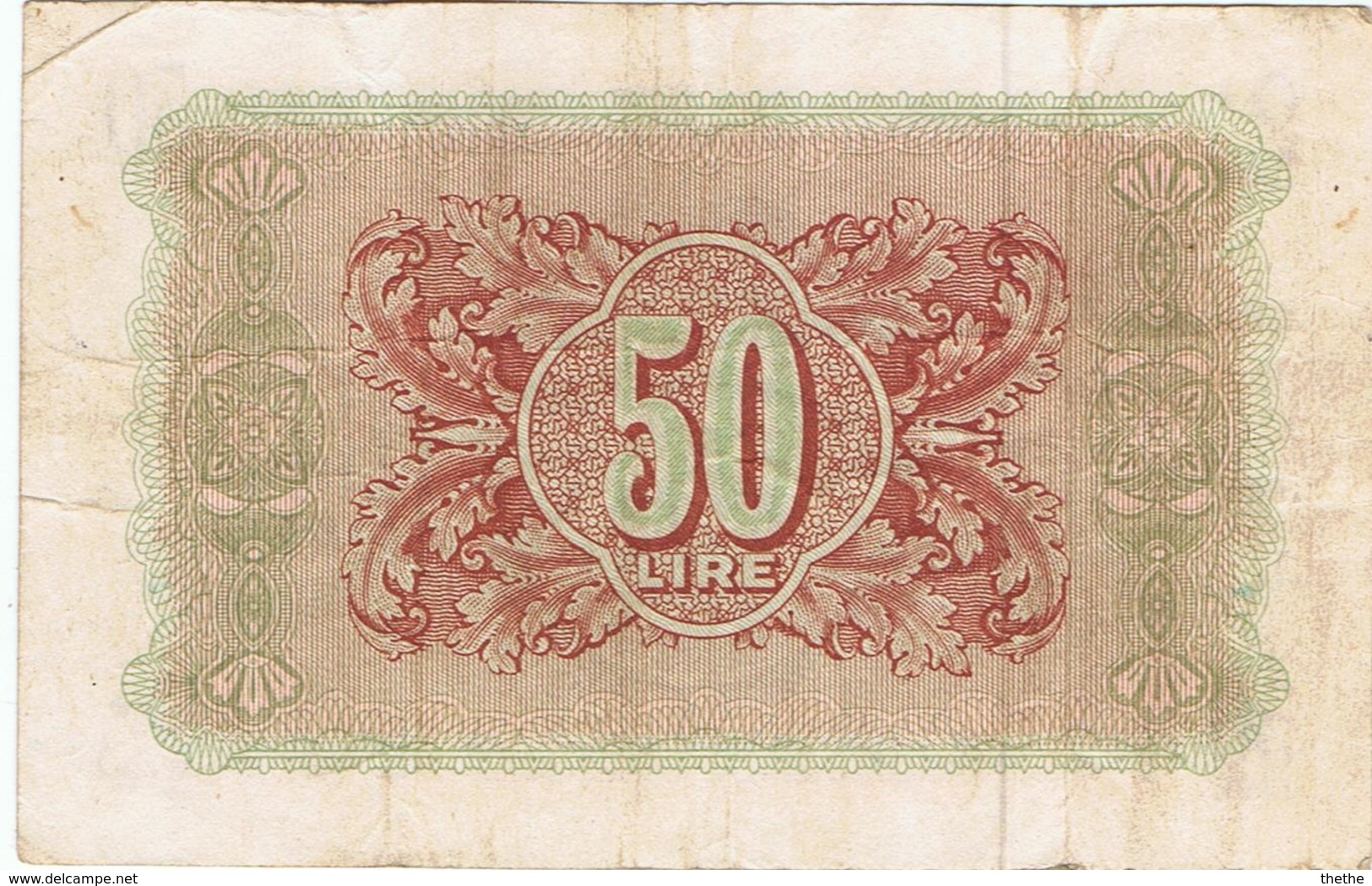 Autorité Militaire Britannique En Tripolitaine ( Libye) 50 Lire - Autres - Afrique