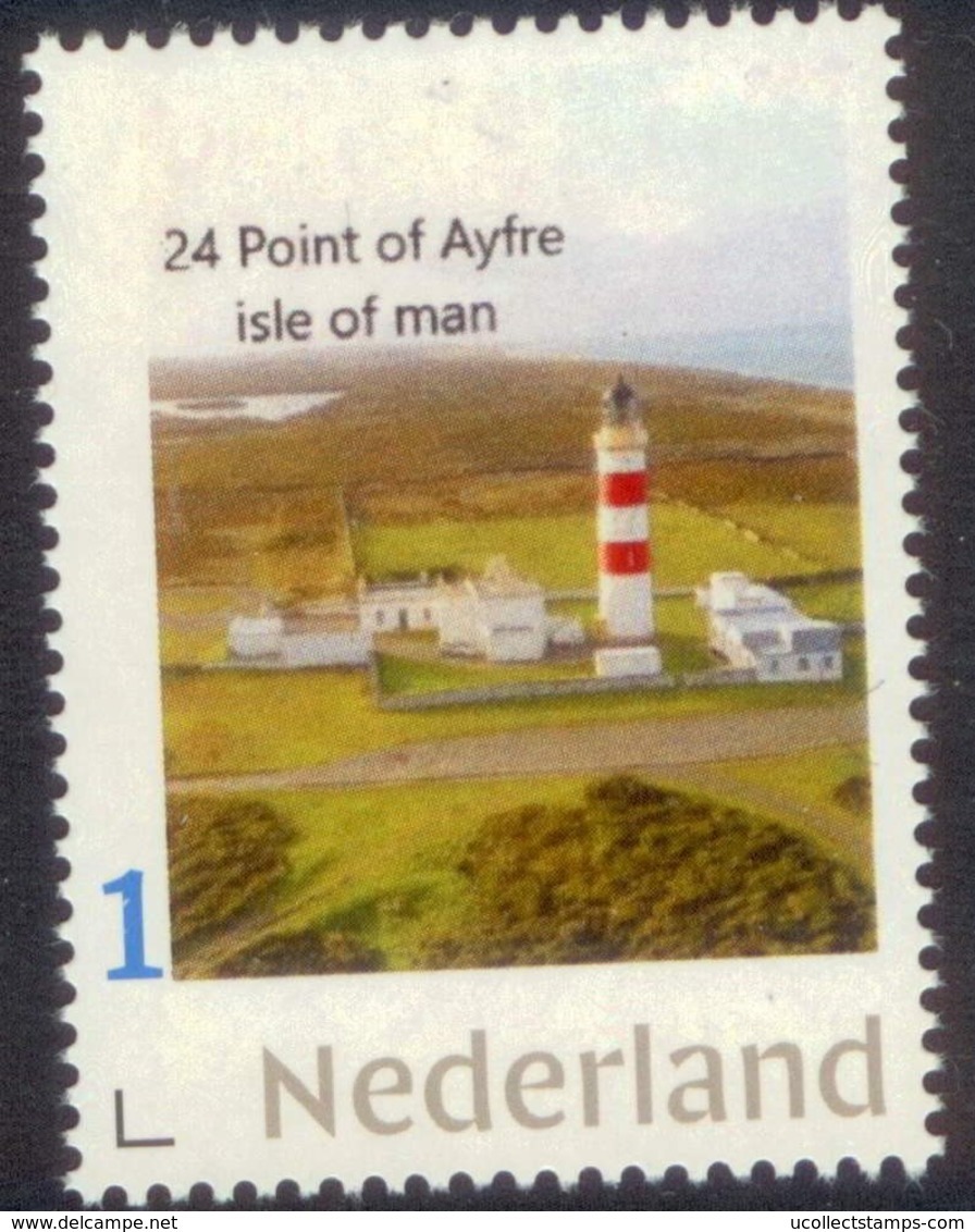 Nederland 2018 Vuurtoren 24 Point Ayfre Isle Of Man   Lighthouse,leuchturm   Postfris/mnh/neuf - Unused Stamps