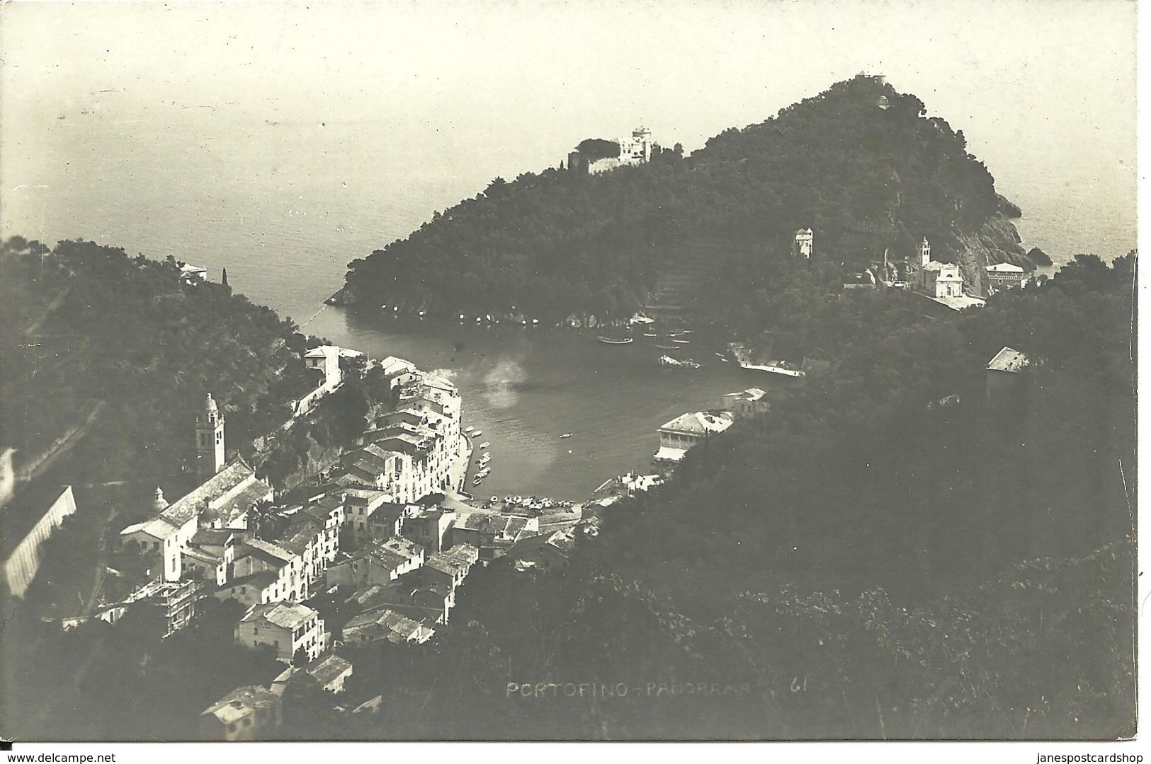 REAL PHOTOGRAPHIC POSTCARD - PORTOFINO - LIGURIA - ITALY - Other & Unclassified