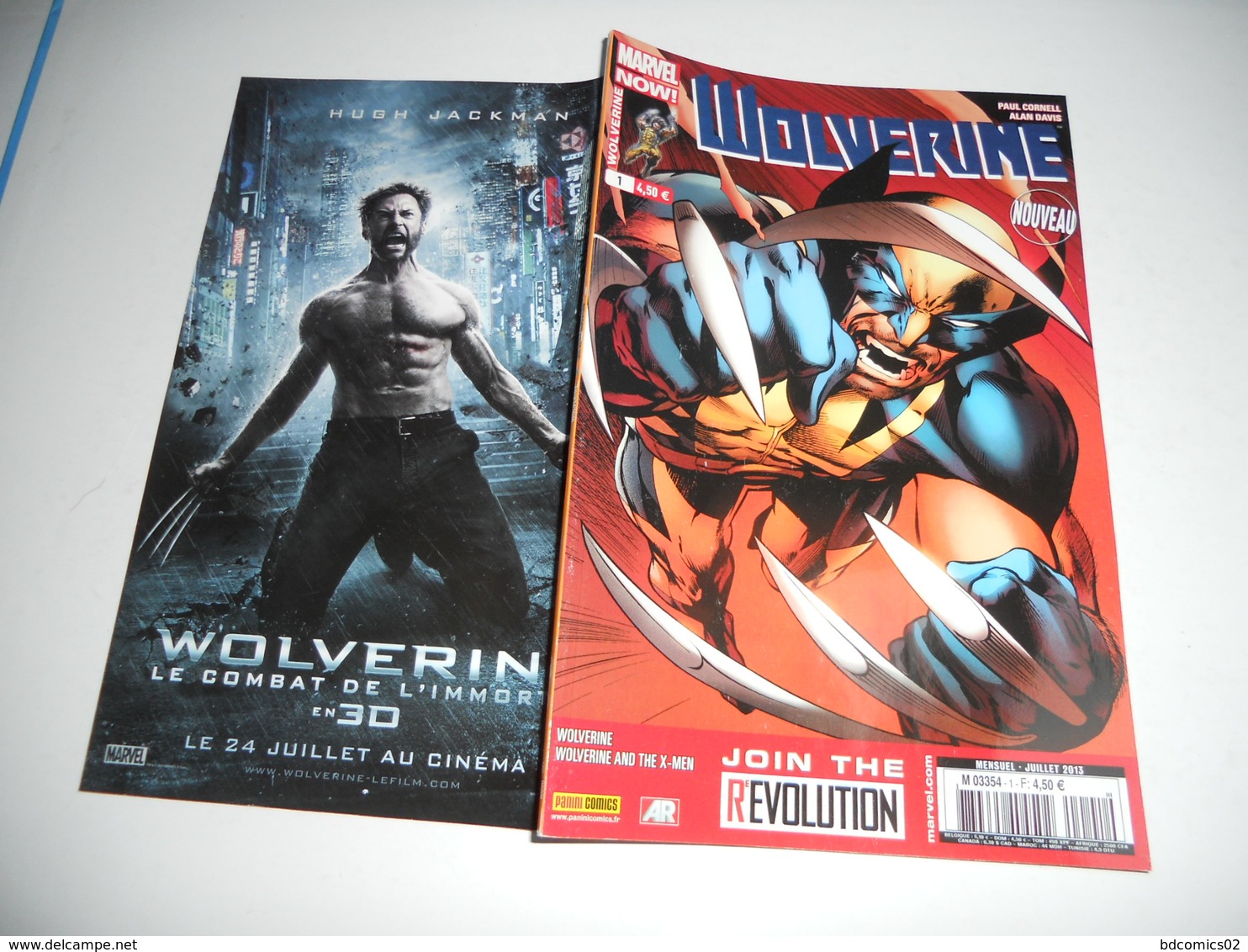 Wolverine N° 1 : " Un Vent Nouveau " ( Wolverine + Wolverine And The X-Men )  MARVEL PANINI COMICS V4  TBE - Volverine