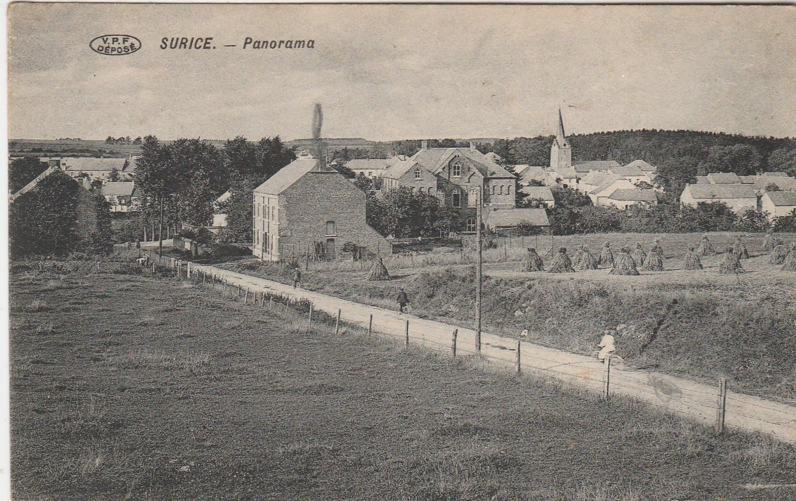 Surice ,panorama  , ( Variante ) ( V.F.P. ;  Préaux , Ghlin ) - Philippeville