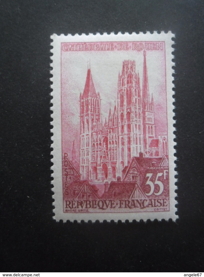 France N°1129 CATHEDRALE De ROUEN Neuf * - Kirchen U. Kathedralen