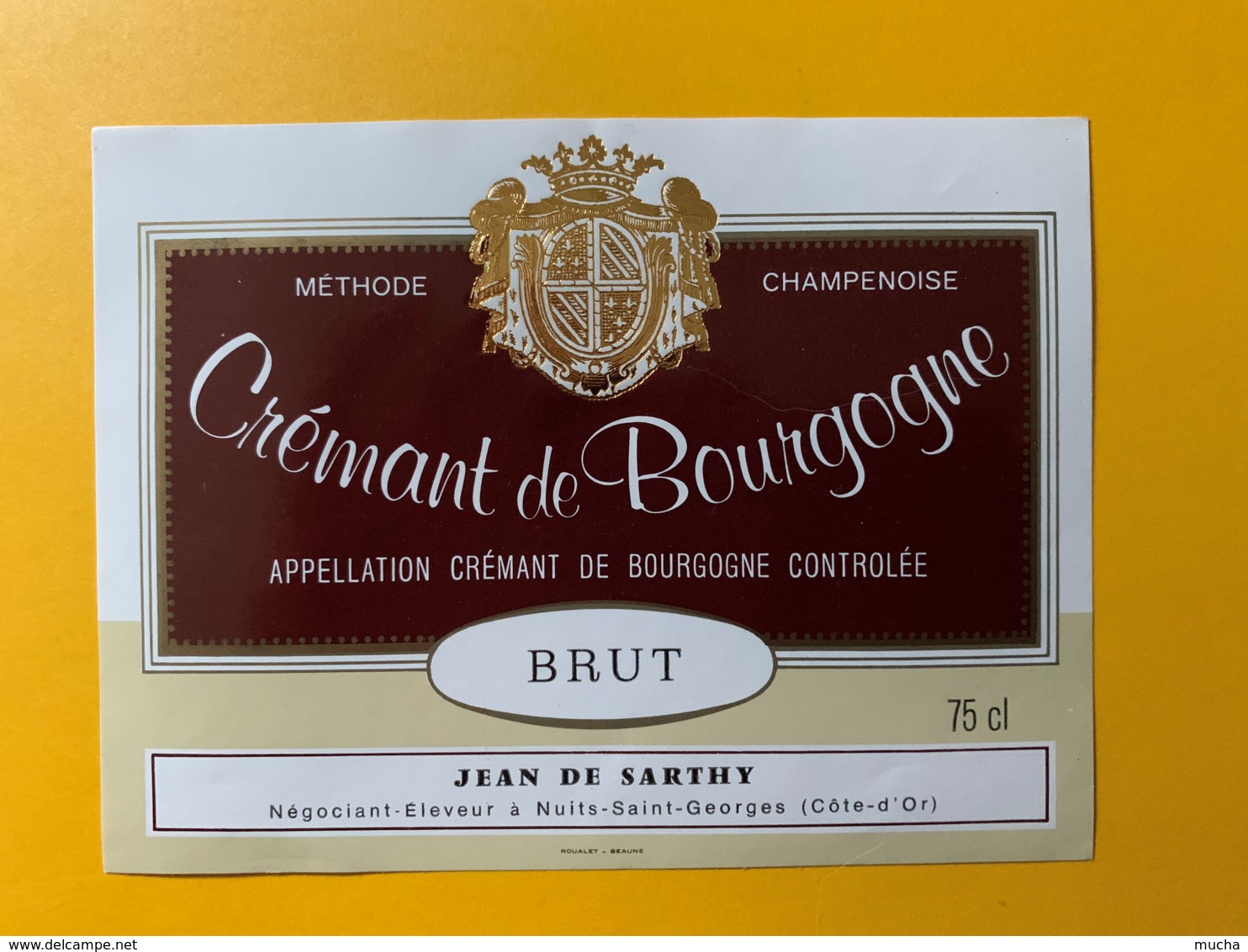 9256 - Crémant De Bourgogne Jean De Sarthy - Bourgogne