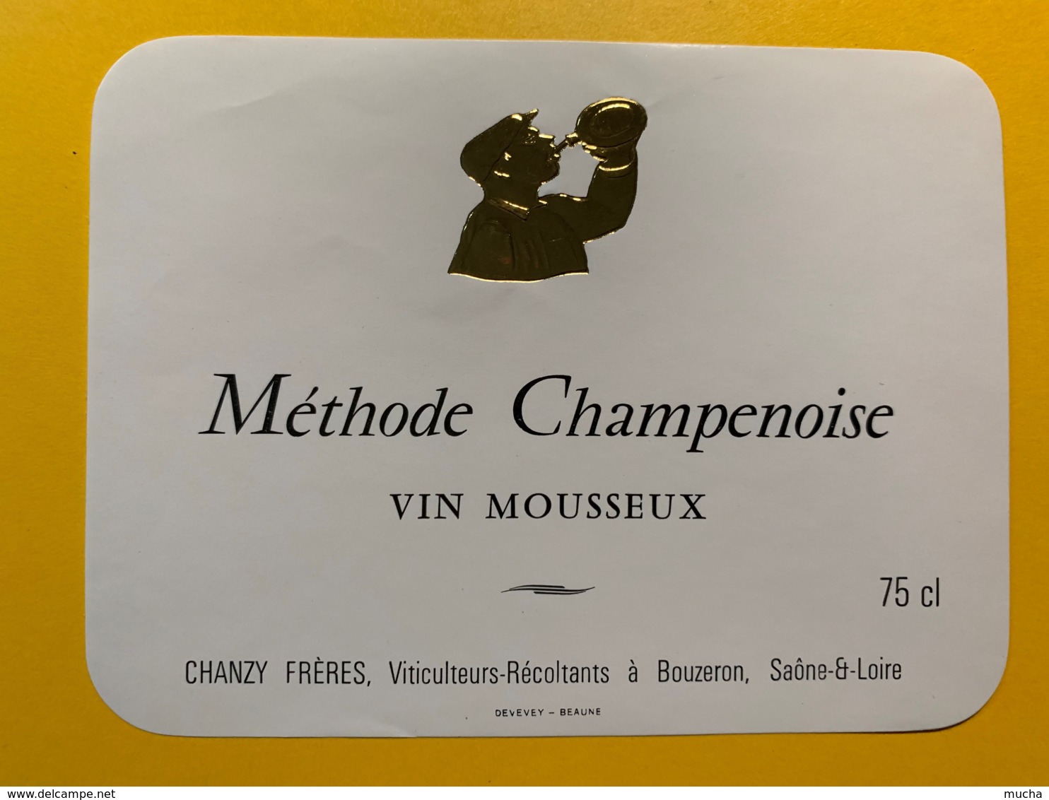 9284 - Vin Mousseux Méthode Champenoise Chanzy Frères Bouzeron - Autres & Non Classés