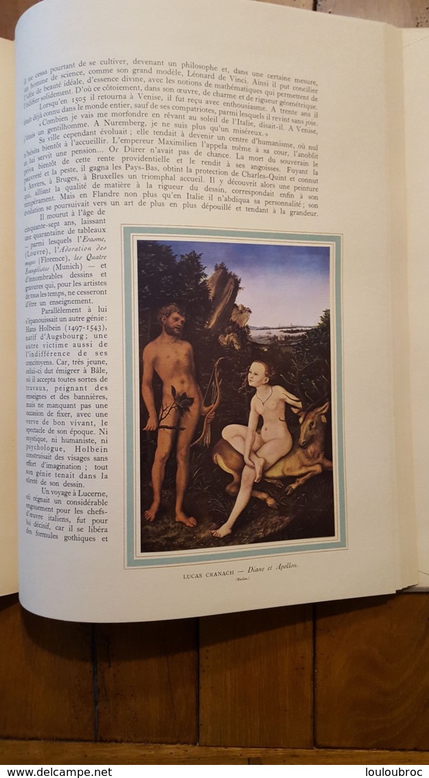 SUR L'EVOLUTION DE LA GRANDE PEINTURE ETRANGERE 115 PAGES QUELQUES  NUS FEMININS FRAIS DE PORT OFFERT - Art