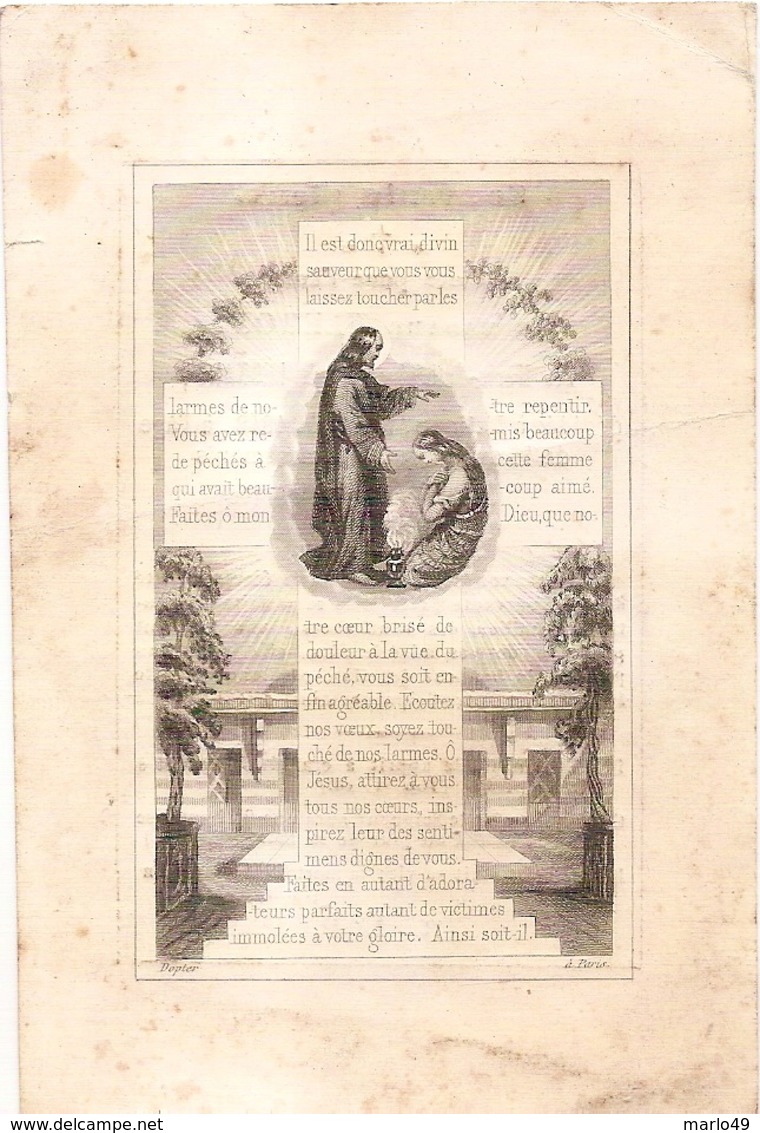 DP. MARIE LEONARD + RETINNE 1848 - 44 ANS - Religion & Esotericism