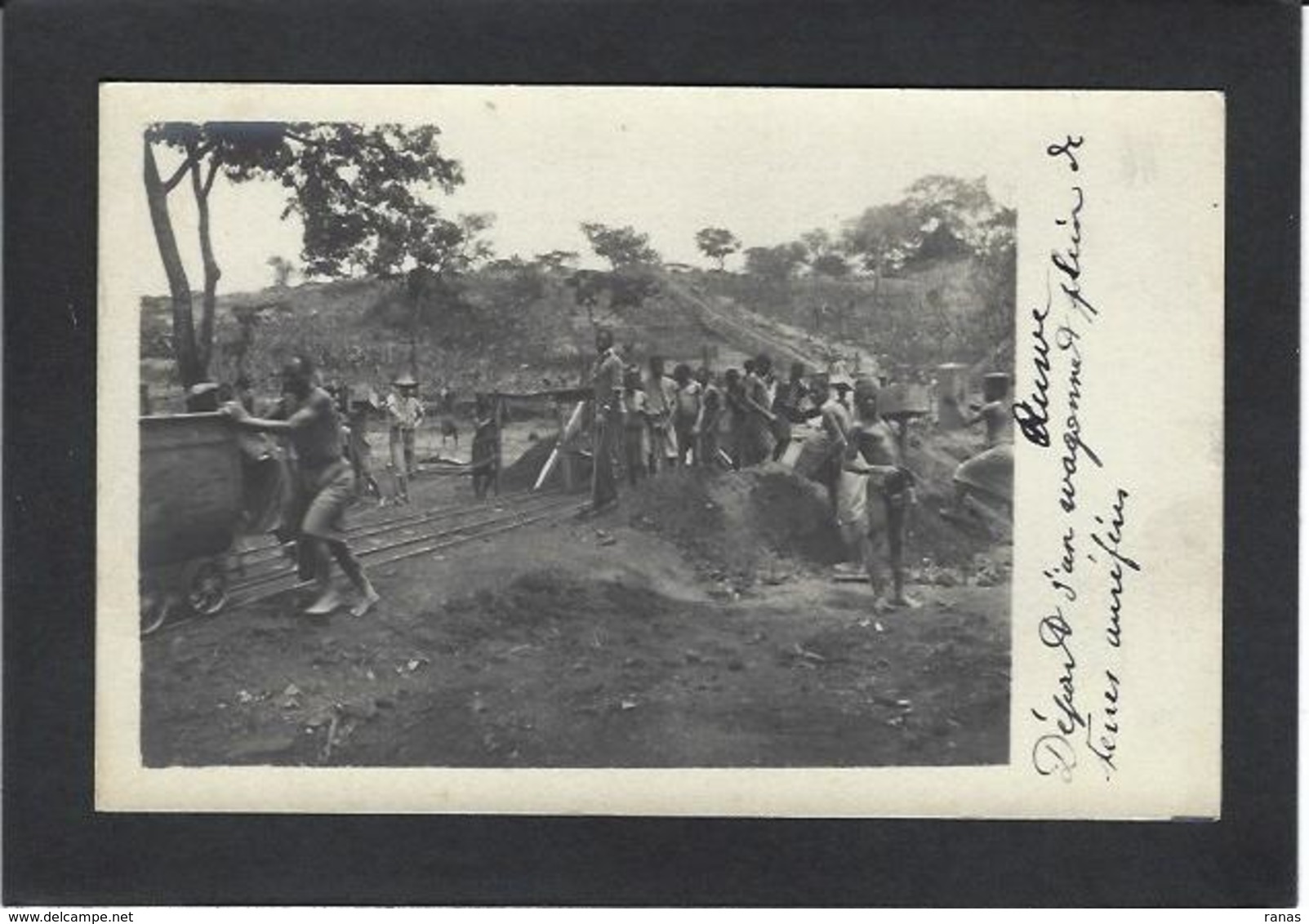 CPA Congo Belge Afrique Noire Ruwe Carte Photo RPPC Or Aurifère Non Circulé - Congo Belga