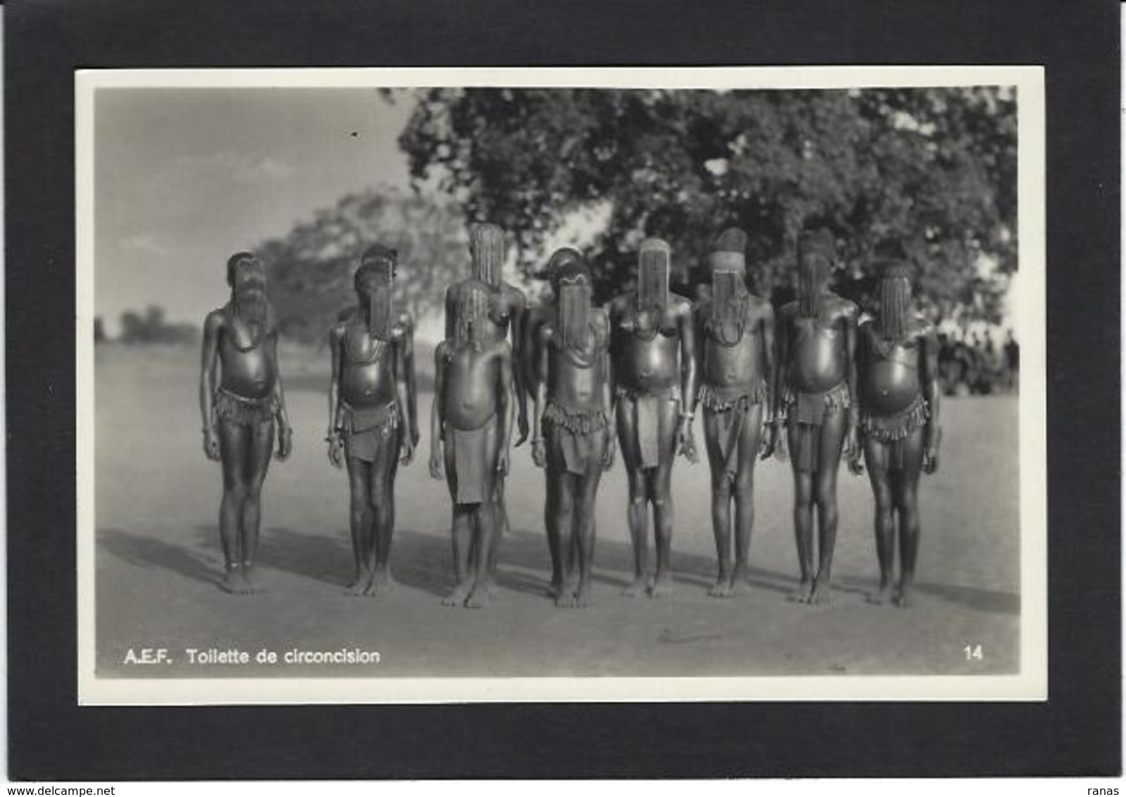 CPA Zagourski Afrique Noire Type Femme Nue Nu Féminin Circoncision  Non Circulé - Unclassified