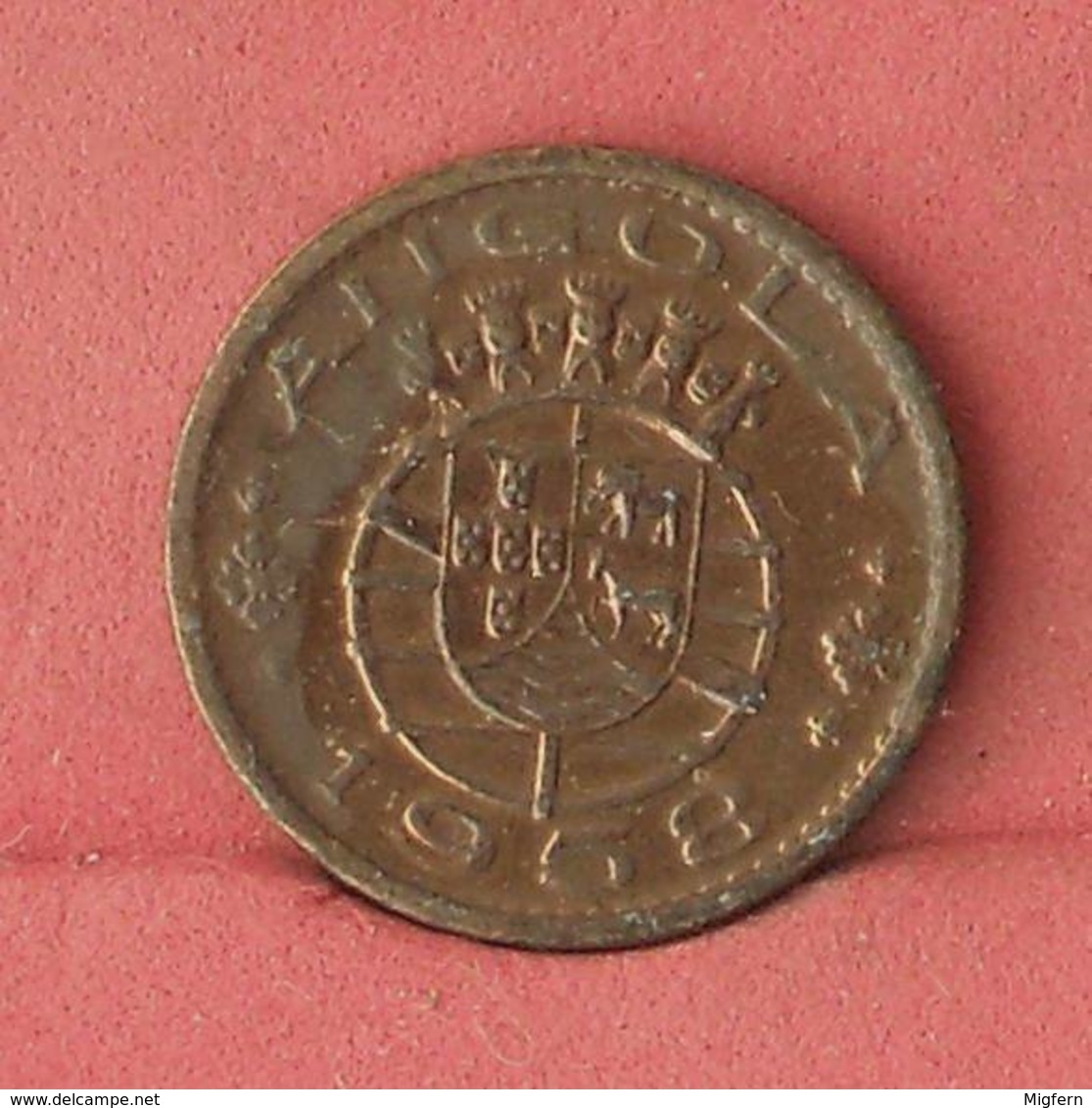 ANGOLA 50 CENTAVOS 1958 -    KM# 75 - (Nº10842) - Angola