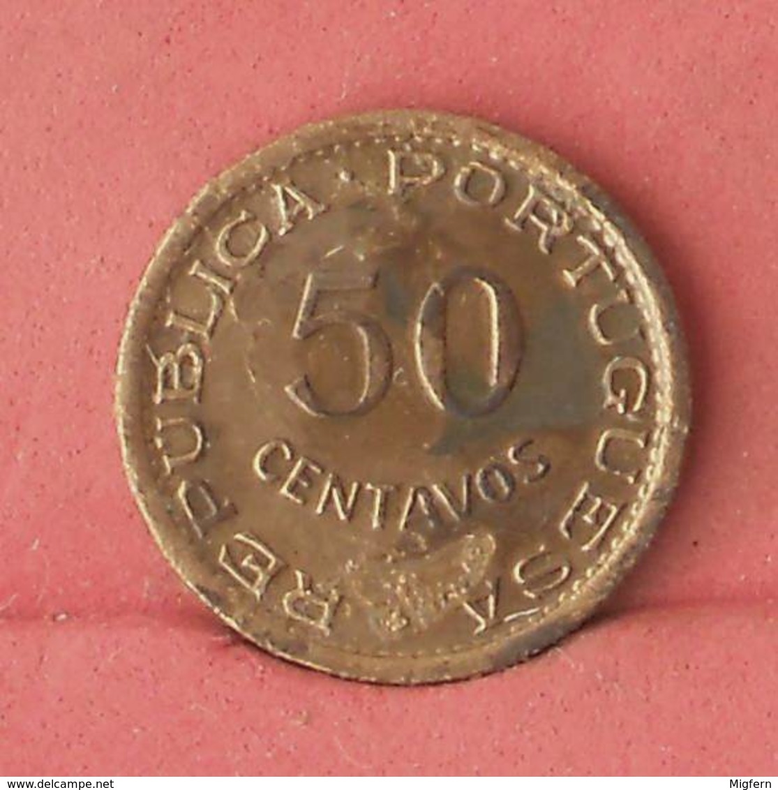 ANGOLA 50 CENTAVOS 1954 -    KM# 75 - (Nº10843) - Angola