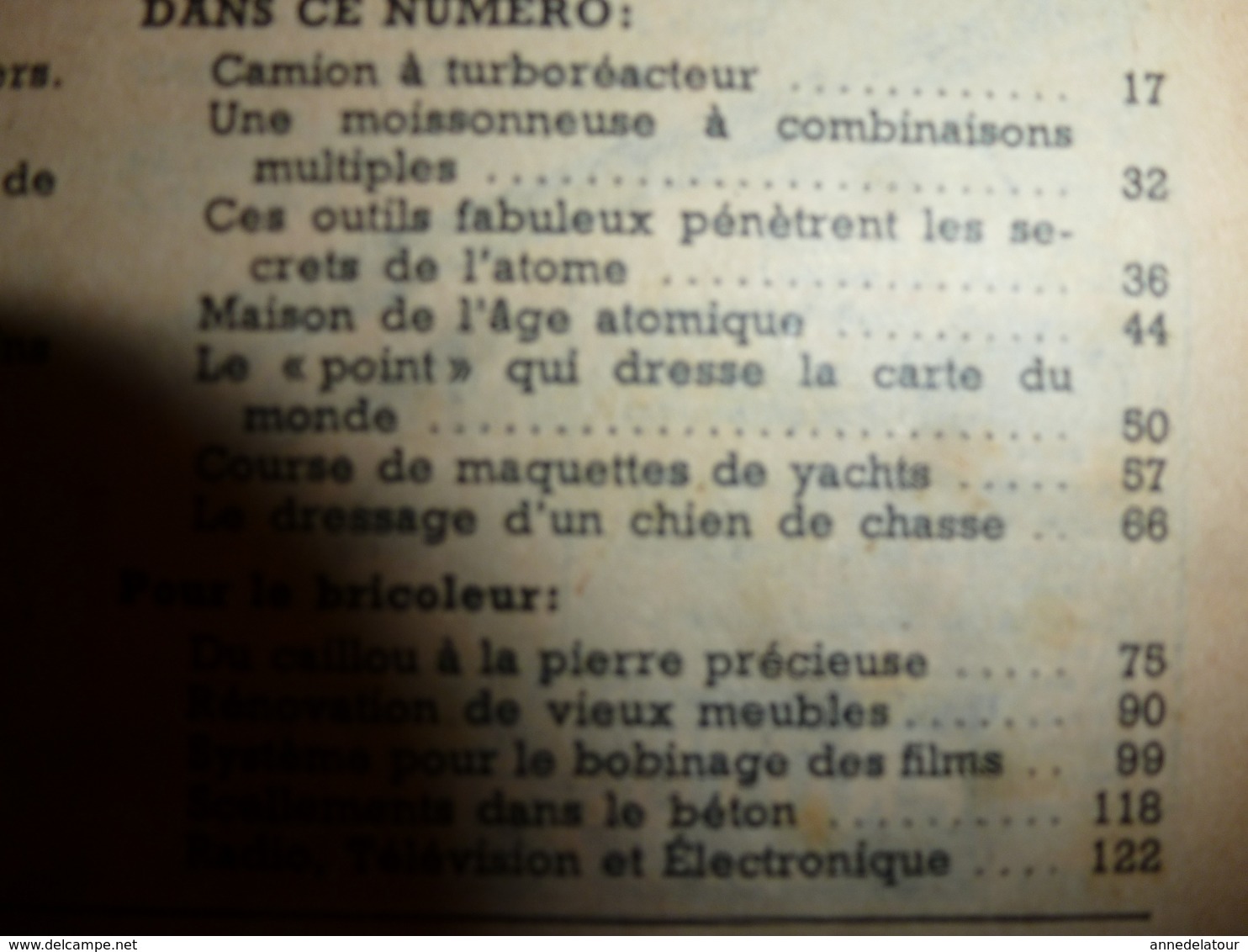 1953 MÉCANIQUE POPULAIRE: Maison Anti-atomique;Dressage Chien De Chasse;Faire Une Fausse-vraie Pierre Précieuse;etc - Other & Unclassified