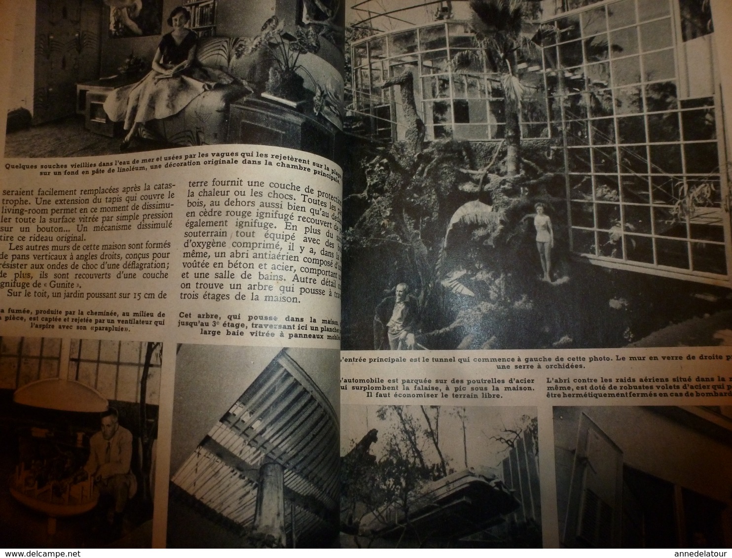 1953 MÉCANIQUE POPULAIRE: Maison anti-atomique;Dressage chien de chasse;Faire une fausse-vraie pierre précieuse;etc