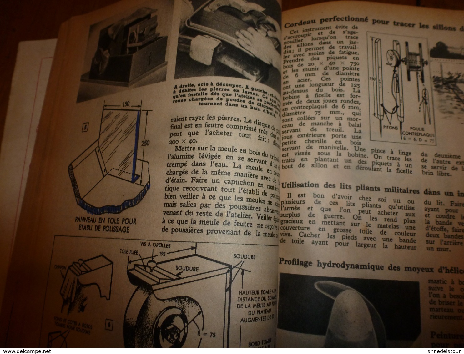 1953 MÉCANIQUE POPULAIRE: Maison anti-atomique;Dressage chien de chasse;Faire une fausse-vraie pierre précieuse;etc