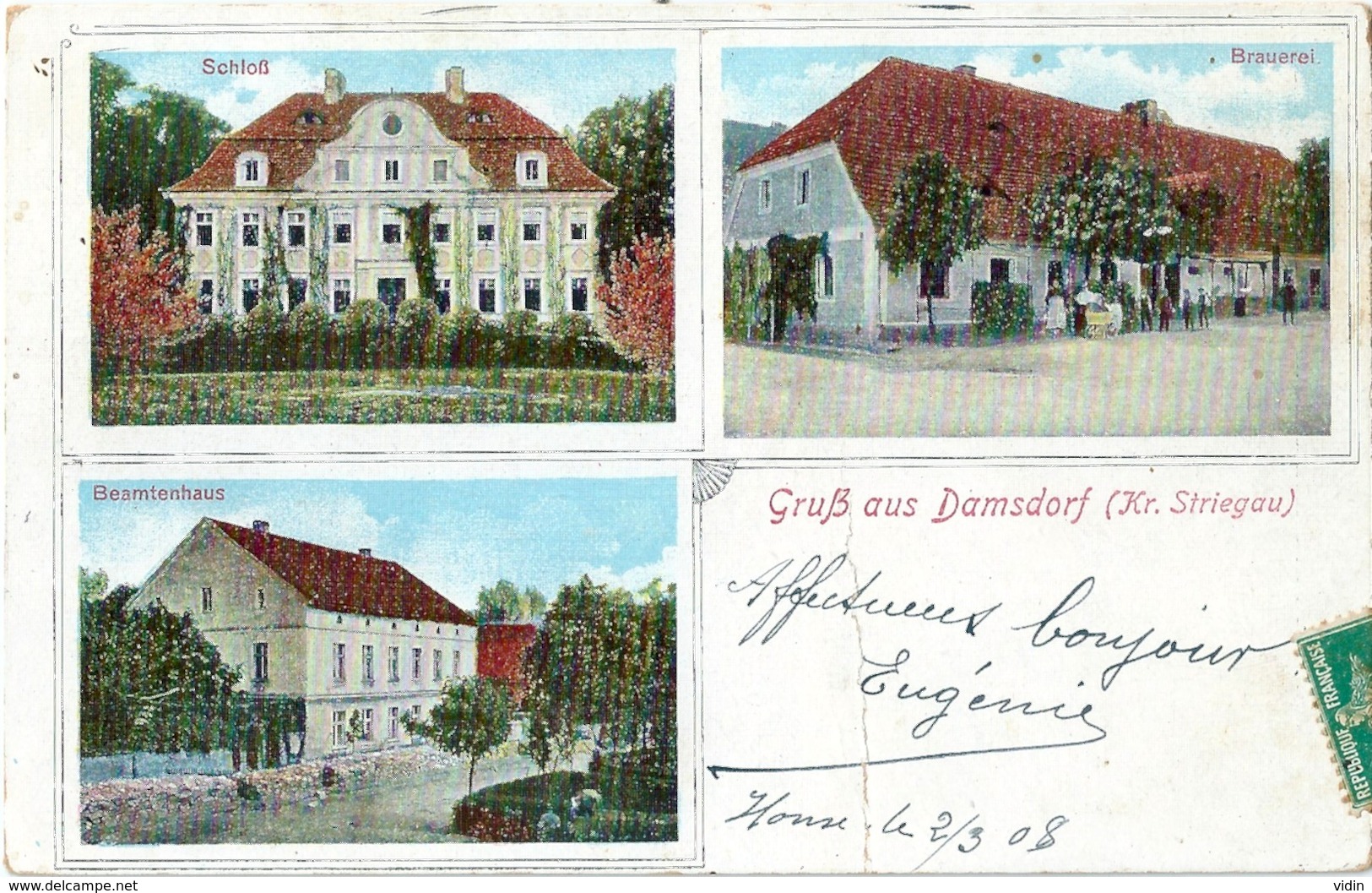 GRUSS AUS DAMSDORF Litho - Autres & Non Classés